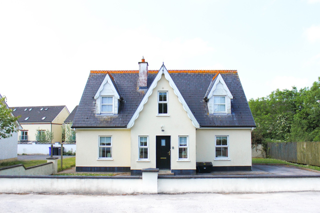 White colored home